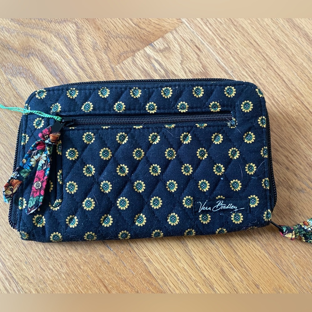 Vera Bradley Wallet - Vibrant Black